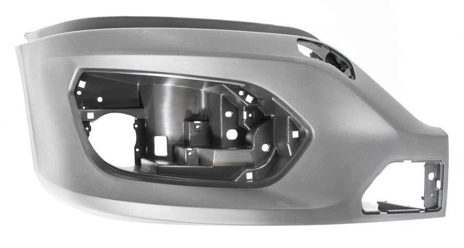 Cantonale Destro Paraurti Anteriore-Nero-Goffrato-Con Tappi Coprigancio Per Iveco Daily (FT9511003)