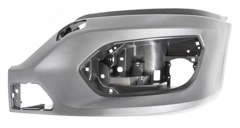 Cantonale Sinsitro Paraurti Anteriore-Nero-Goffrato-Con Tappi Coprigancio Per Iveco Daily (FT9511004)