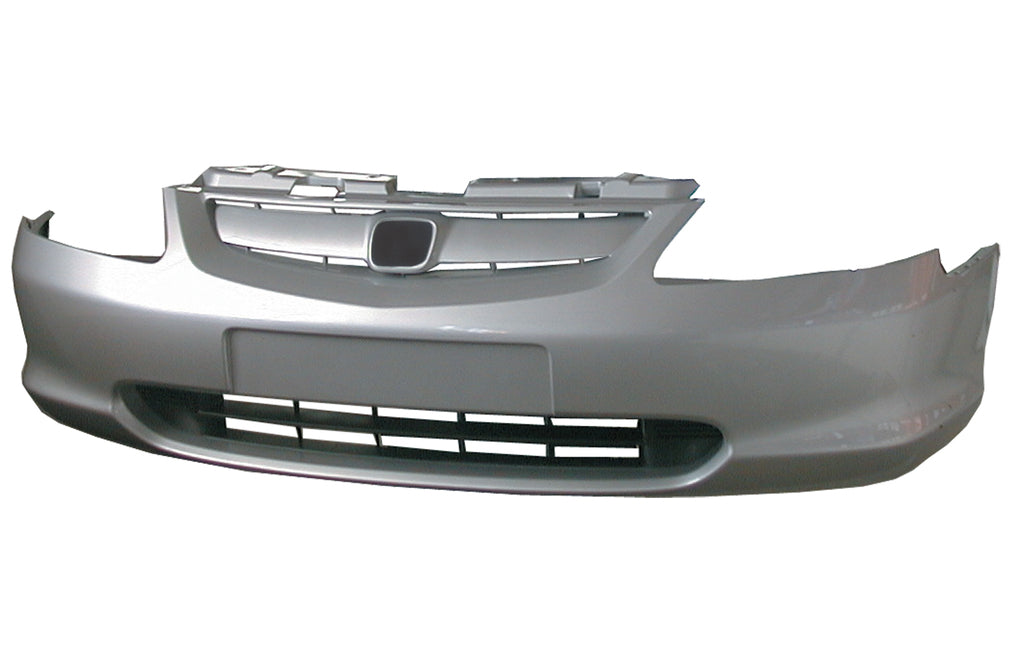 Paraurti Anteriore-Con Primer-Nero-3 Porte Mod. > 03 Per Honda Civic (vii - Em/ep/eu) (HD0381011)