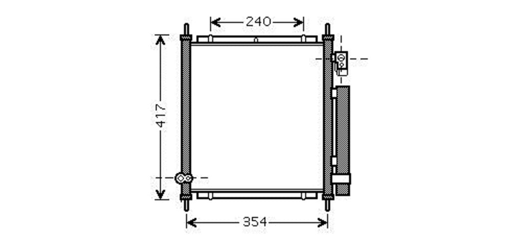 Condensatore Per Honda Jazz (HD322C002)
