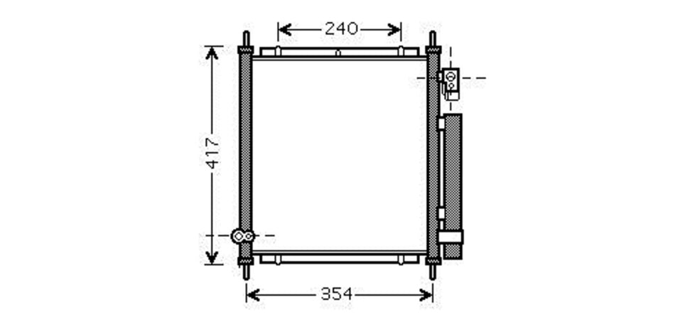 Condensatore Per Honda Jazz (HD322C002)