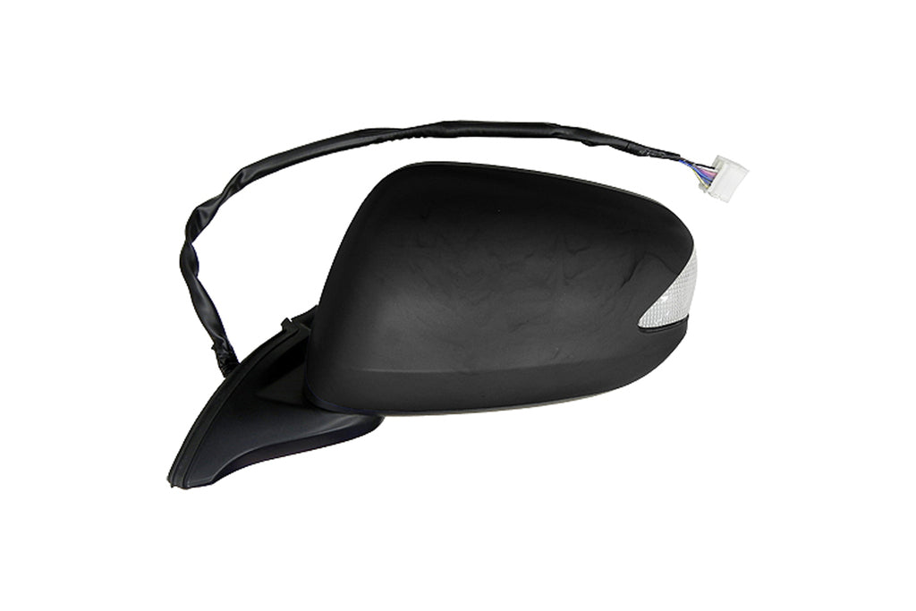 Retrovisore Sinistro-Elettrico-Nero-Con Fanale-Convesso Per Honda Jazz (HD3247124)