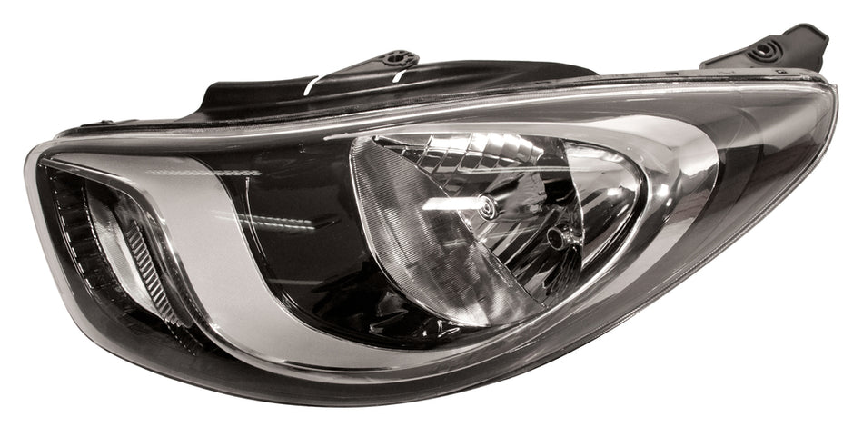 Proiettore Sinistro H4-Elettrico-Con Motore-Nero Per Hyundai I10 (pa) (HN0034804)