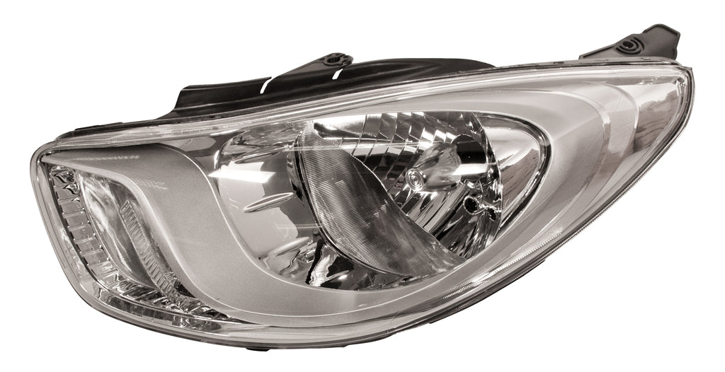 Proiettore Sinistro H4-Elettrico-Cromato-Con Motore Per Hyundai I10 (pa) (HN0034814)