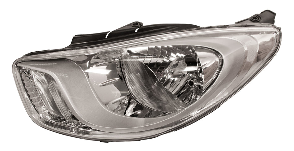 Proiettore Sinistro H4-Elettrico-Cromato-Con Motore Per Hyundai I10 (pa) (HN0034814)