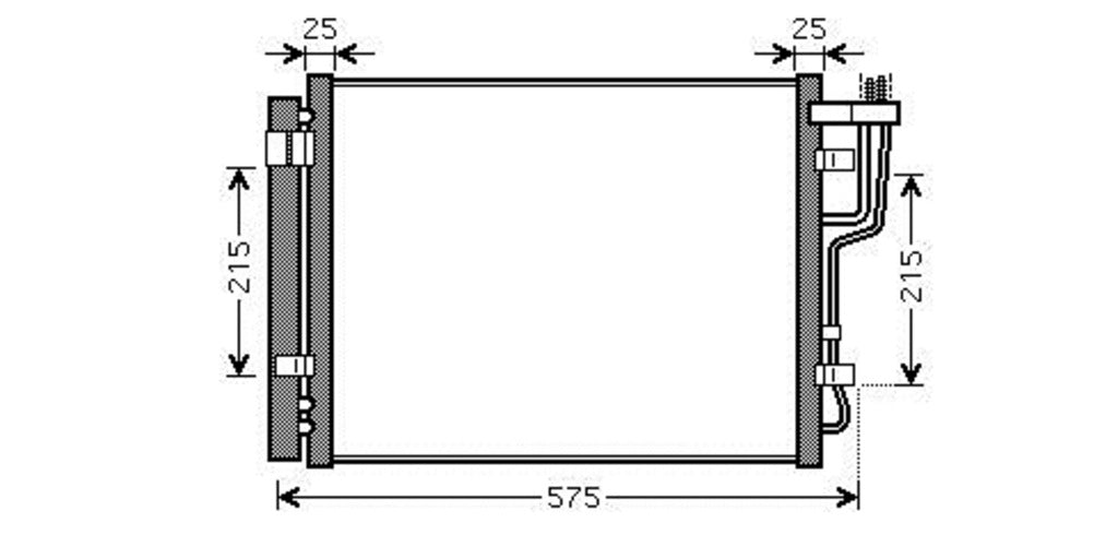 Condensatore Per Hyundai I30 (HN040C002)