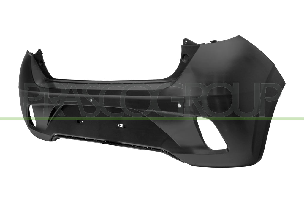Paraurti Posteriore Nero Liscio da Primerizzare con Fori PDC Per Hyundai I10 (ac3) dal 2019 al 2023 (HN1201061)