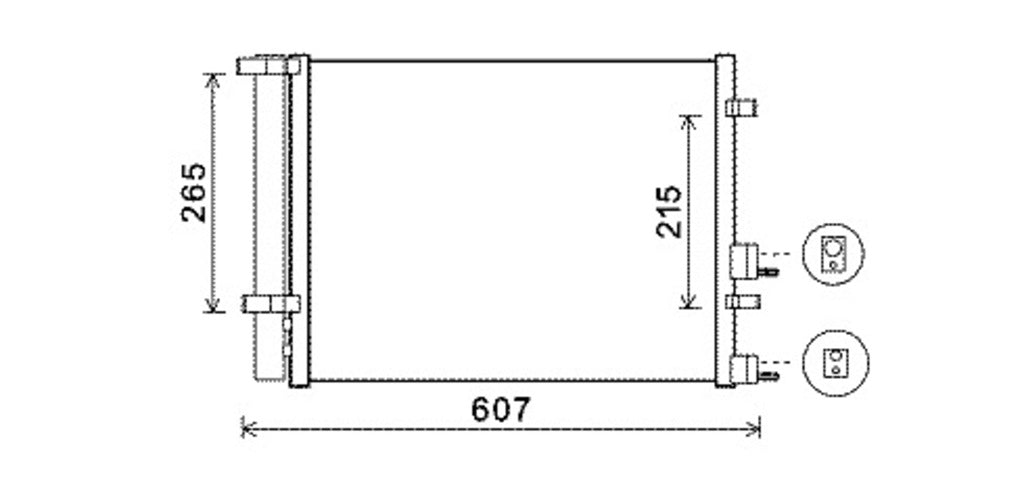 Condensatore Per Hyundai I20 (HN200C001)