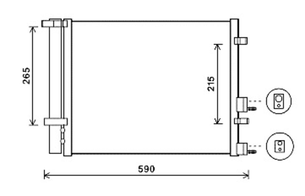 Condensatore Per Hyundai I20 (HN200C002)