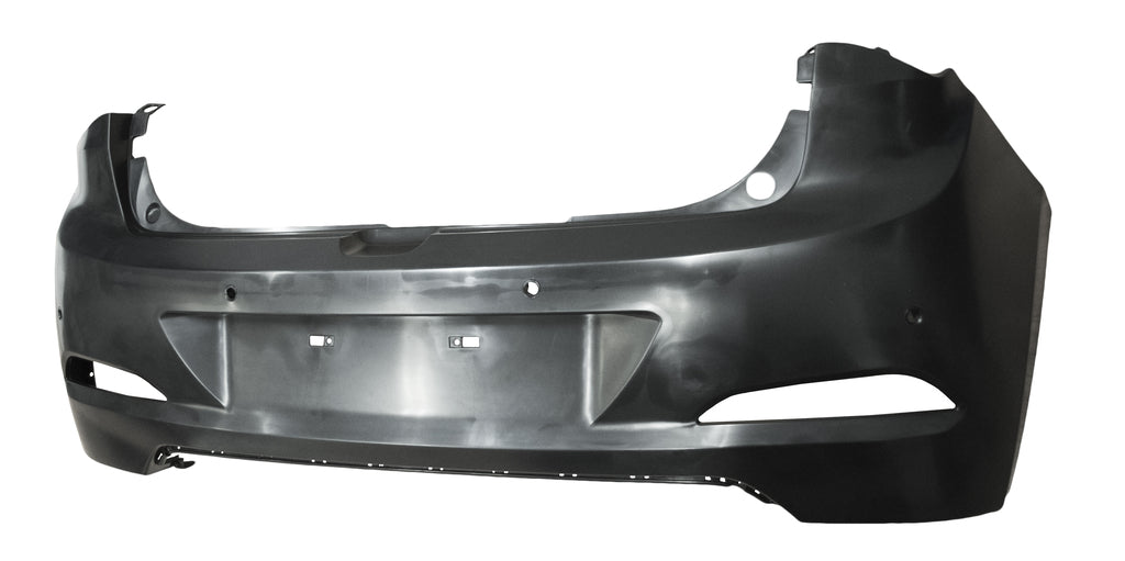 Paraurti Posteriore-Nero-Liscio Da Primerizzare-Con Fori Pdc+supporti 5 Porte Per Hyundai I20 (HN2041061)