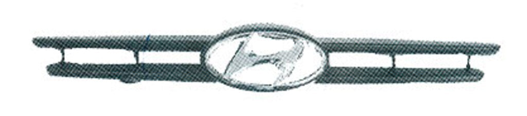 Griglia Radiatore-Con Logo Grande Per Hyundai Atos (HN3202011OE)