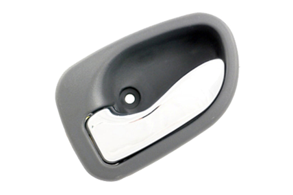 Maniglia Anteriore Sinistra-Interna-Con Leva Cromata-Mostrina-Grigia Per Hyundai Atos (HN3208418)