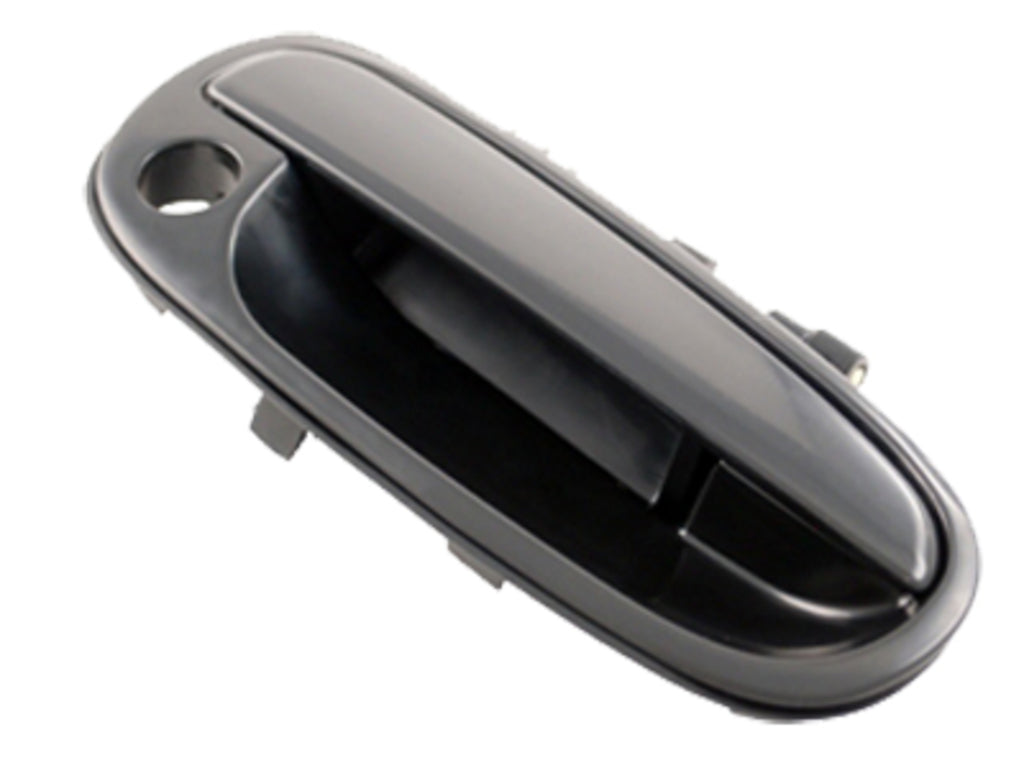 Maniglia Anteriore Destra-Esterna-Nera-Liscia-Con Foro Nottolino Per Hyundai Matrix (HN7158001)
