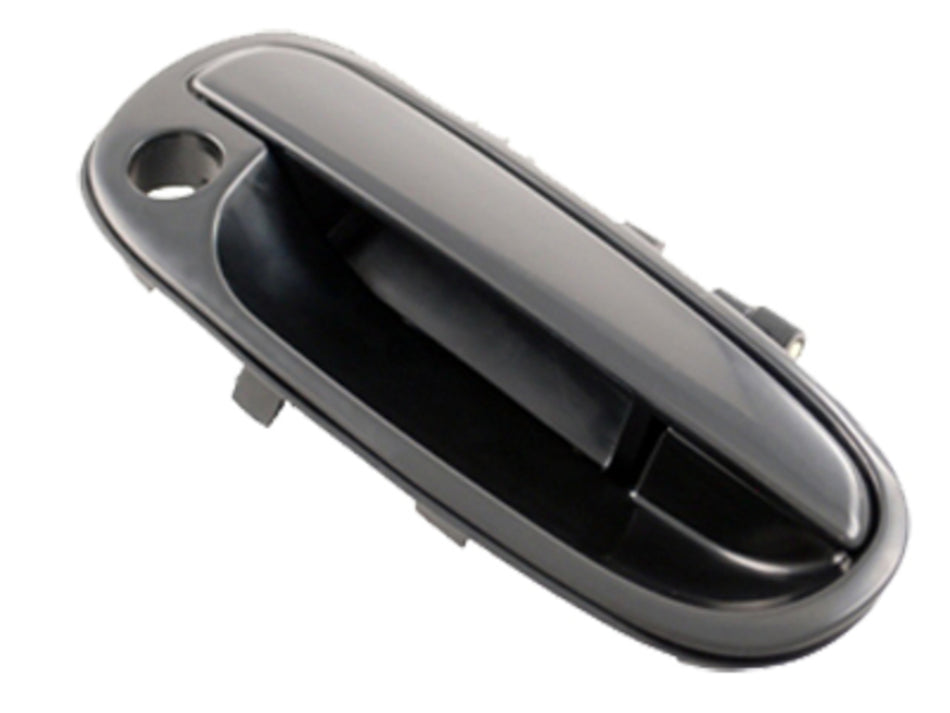 Maniglia Anteriore Destra-Esterna-Nera-Liscia-Con Foro Nottolino Per Hyundai Matrix (HN7158001)