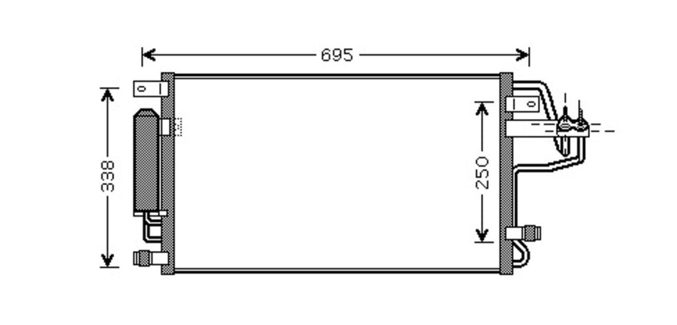 Condensatore Per Hyundai Tucson (jm) (HN802C001)