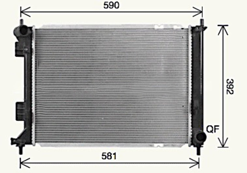 Radiatore Per Hyundai Tucson (jm) (HN802R001)