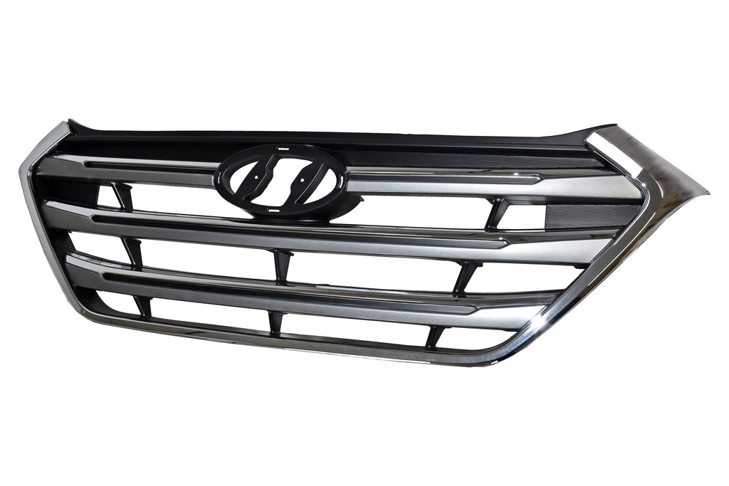 Griglia Radiatore-Nera-Con Modanatura Cromata Per Hyundai Tucson (tl) (HN8062001)