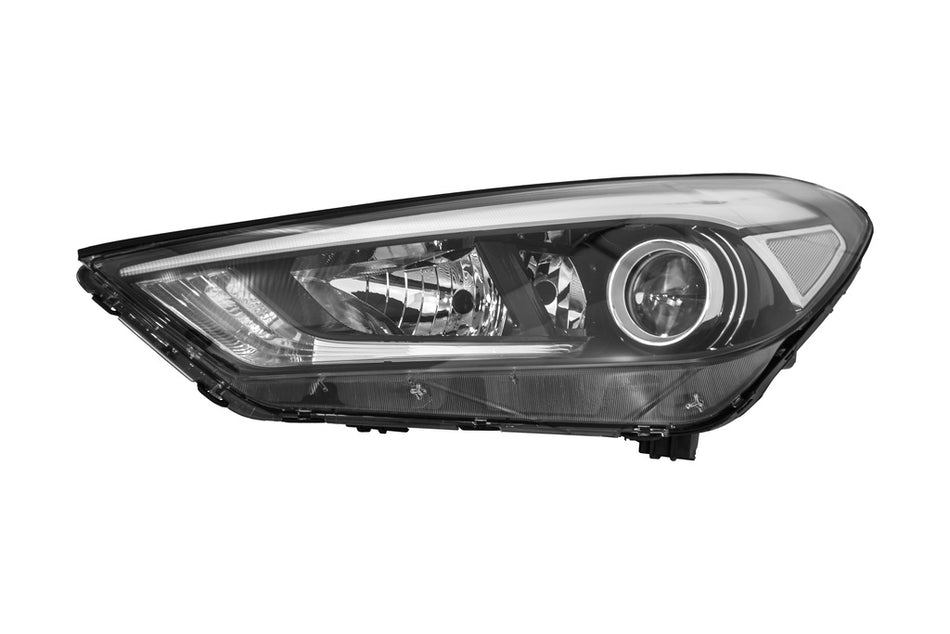 Proiettore Sinistro H7+h7+h7-Elettrico-Con Motore-Con Luce Diurna-Nero-Led Per Hyundai Tucson (tl) (HN8064914)