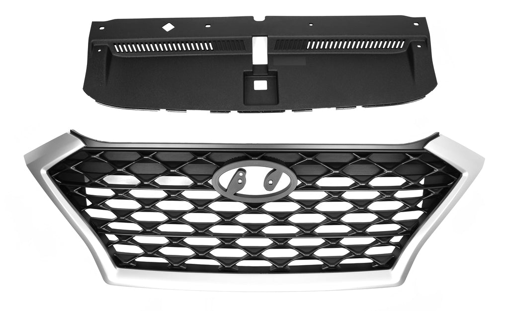 Griglia Radiatore-Nera-Con Modanatura Cromata Per Hyundai Tucson N-Line (tl) (HN8092011)