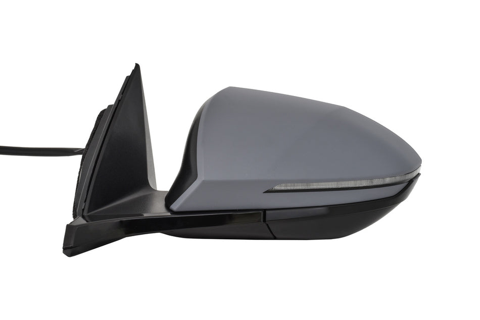 Retrovisore Sinistro-Elettrico-Con Primer-Termico-Chiudibile-Con Fanale-Con Profilo Nero-Convesso-8 Pins Per Hyundai Tucson (nx4) (HN8107334)