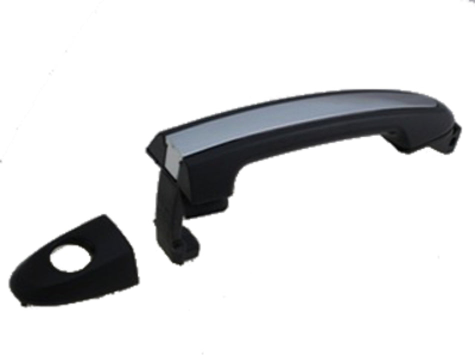 Maniglia Anteriore Sinistra-Esterna-Con Primer-Con Inserto-Cromato-Con Foro Nottolino Per Hyundai Santa Fe (cm) (HN8168014)