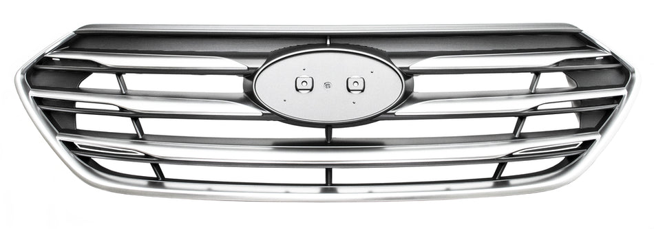 Griglia Radiatore-Nera-Con Modanature E Cornice Cromate Per Hyundai Santa Fe (dm) (HN8302001)