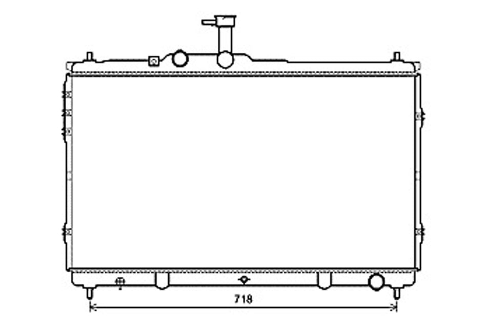 Radiatore Per Hyundai H1 (HN926R001)