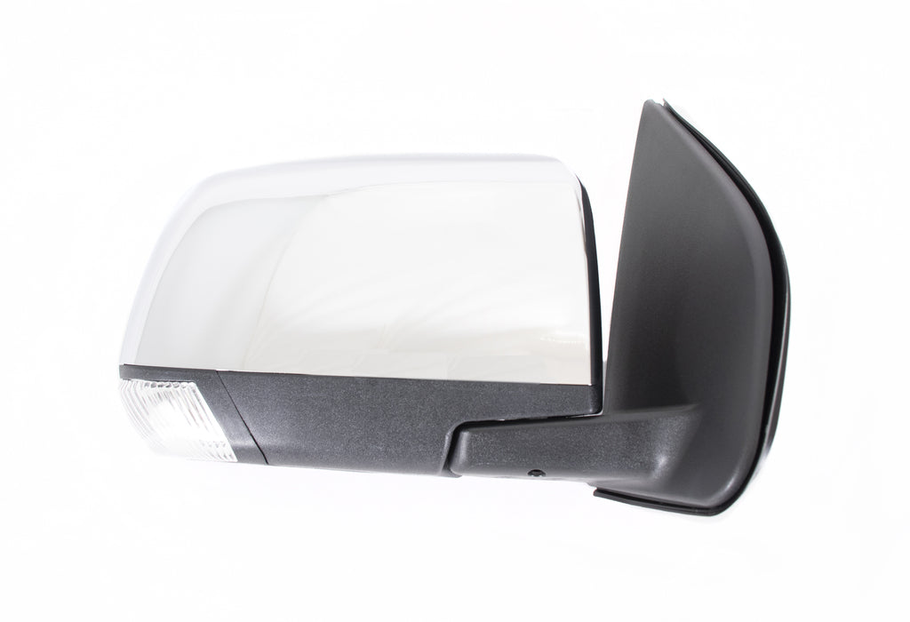 Retrovisore Destro-Elettrico-Nero-Chiudibile-Con Fanale-Convesso-Con Calotta Cromata Per Isuzu D-Max (IZ8267205)