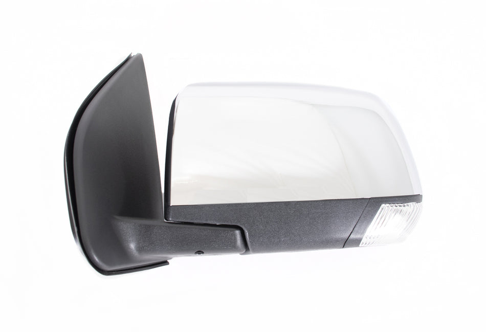 Retrovisore Sinistro-Elettrico-Nero-Chiudibile-Con Fanale-Convesso-Con Calotta Cromata Per Isuzu D-Max (IZ8267206)