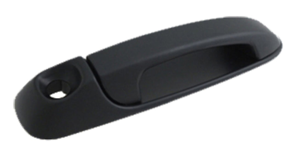 Maniglia Anteriore Destra-Esterna-Nera-Liscia-Con Foro Nottolino Per Jeep Cherokee (JE0118047)