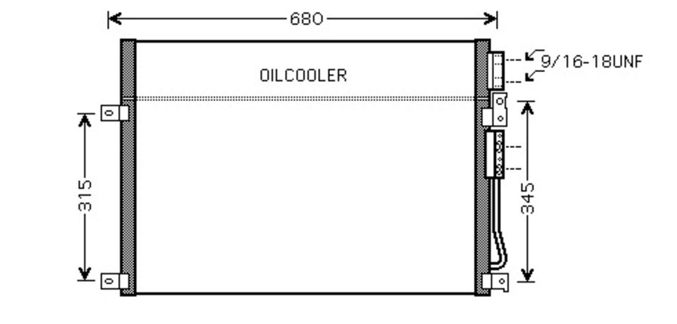 Condensatore Per Jeep Grand Cherokee (wk) (JE020C001)