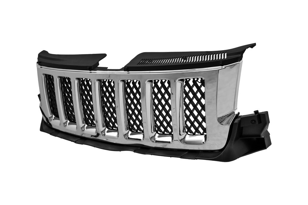 Griglia Radiatore-Nera-Con Modanatura Cromata Per Jeep Grand Cherokee (wk2) (JE0222001)