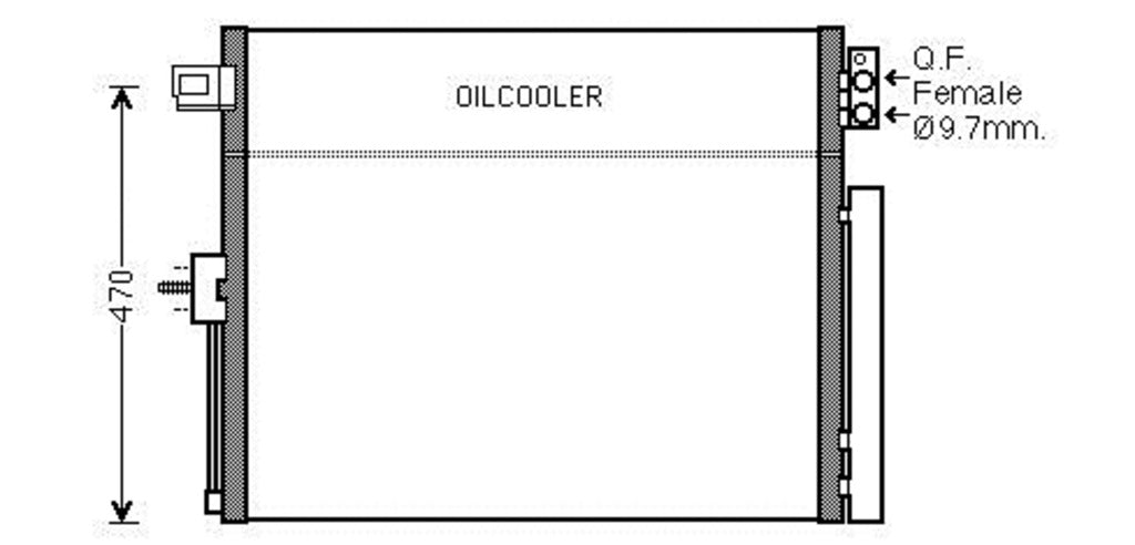 Condensatore Per Jeep Grand Cherokee (wk2) (JE022C001)
