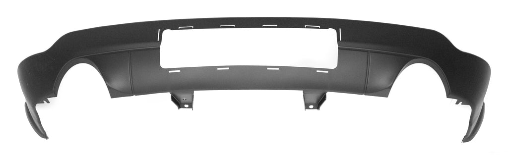 Spoiler Paraurti Posteriore-Nero-Goffrato-Con Scarico Singolo A Destra E A Sinistra-Con Sede Gancio Rimorchio Per Jeep Grand Cherokee Srt (wk2) (JE0241861)