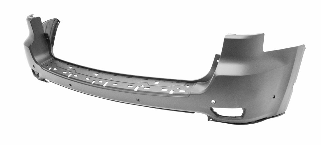 Paraurti Posteriore-Con Primer-Con Fori Pdc+supporti-Con Fori Park Assist-Con Staffe Supporto Visuale Angolo Morto Per Jeep Grand Cherokee (wk2) (JE0261081)