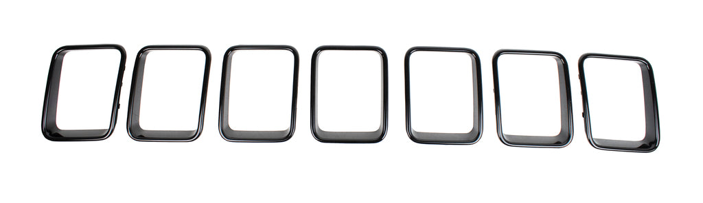 Cornice Griglia Radiatore-Nera-Lucida-(7 Pezzi) Per Jeep Grand Cherokee (wk2) (JE0262246)