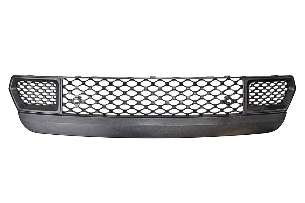 Griglia Paraurti Anteriore-Centrale-Inferiore-Nera-Con Fori Pdc+supporti Per Jeep Compass (mp) (JE0352120)