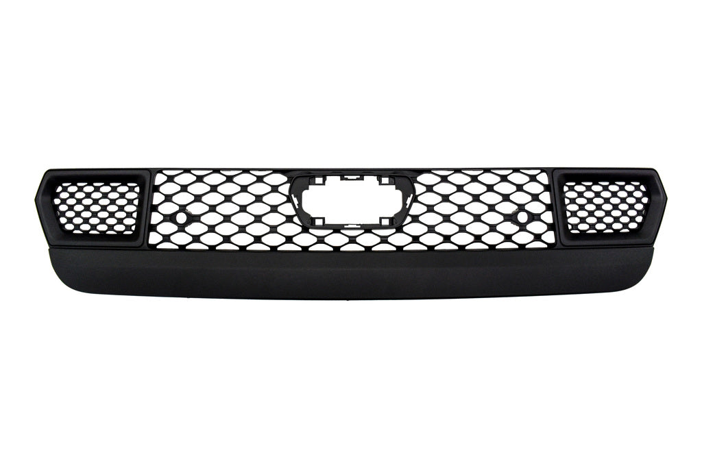 Griglia Paraurti Anteriore-Centrale-Nera-Con Fori Pdc+supporti-Con Foro Acc Per Jeep Compass (mp) (JE0352130)