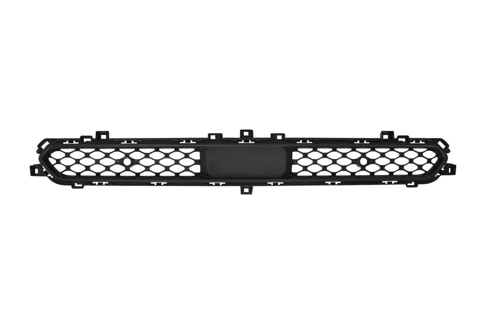 Griglia Paraurti Anteriore-Centrale-Superiore-Nera-Goffrata-Con Fori Pdc+supporti Per Jeep Compass - Cross/trailhawk (mp) (JE0362130)