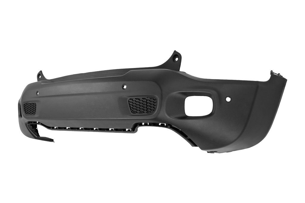 Paraurti Posteriore-Inferiore-Nero-Goffrato-Con Fori Pdc+supporti Mod. Limited Per Jeep Renegade (JE1001082)