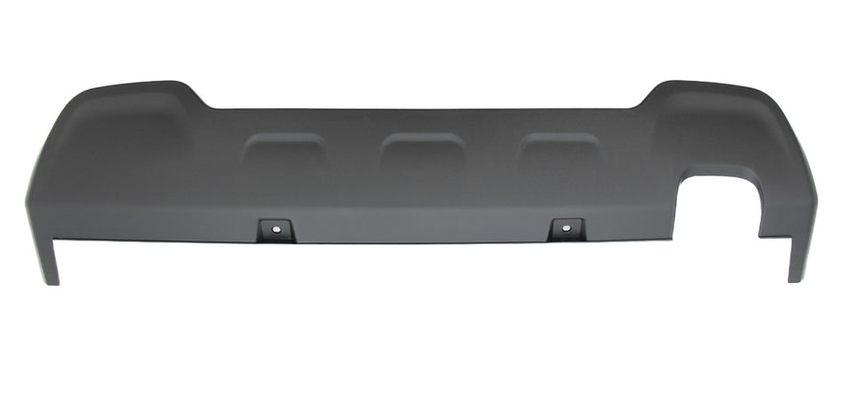 Spoiler Paraurti Posteriore-Nero-Goffrato-Con Scarico Singolo A Destra Per Jeep Renegade (JE1001851)