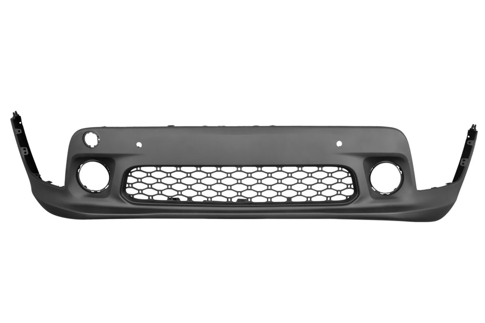 Paraurti Anteriore-Inferiore-Nero-Goffrato-Con Fori Pdc+supporti-Con Tracce Park Assist Per Jeep Renegade (JE1021011)