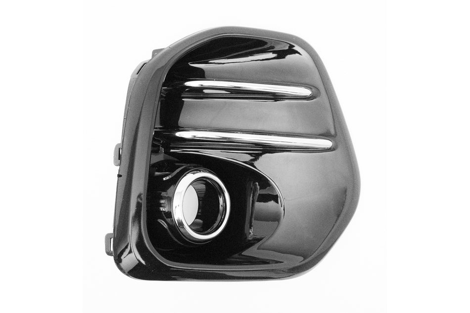 Griglia Sinistra Paraurti Anteriore-Nera-Lucida-Con Sede Fendi-Con Cornice Cromata-Con Modanature Cromate Per Kia Sportage (ql) (KI0252124)