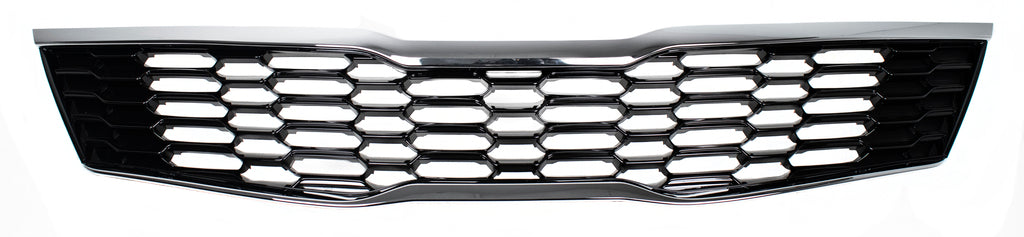 Griglia Radiatore-Nera-Con Modanatura Cromata Per Kia Optima (jf) (KI0622001)