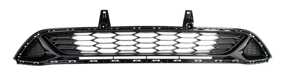 Griglia Paraurti Anteriore-Centrale-Verniciata-Nera-Lucida-Senza Sede Fendi Per Kia Optima (jf) Gt-Line (KI0652140)