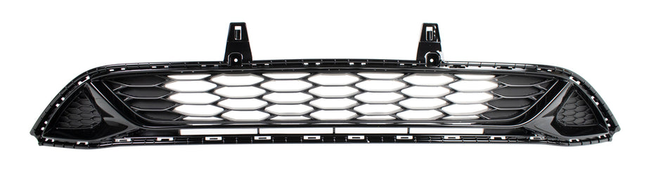 Griglia Paraurti Anteriore-Centrale-Verniciata-Nera-Lucida-Senza Sede Fendi Per Kia Optima (jf) Gt-Line (KI0652140)
