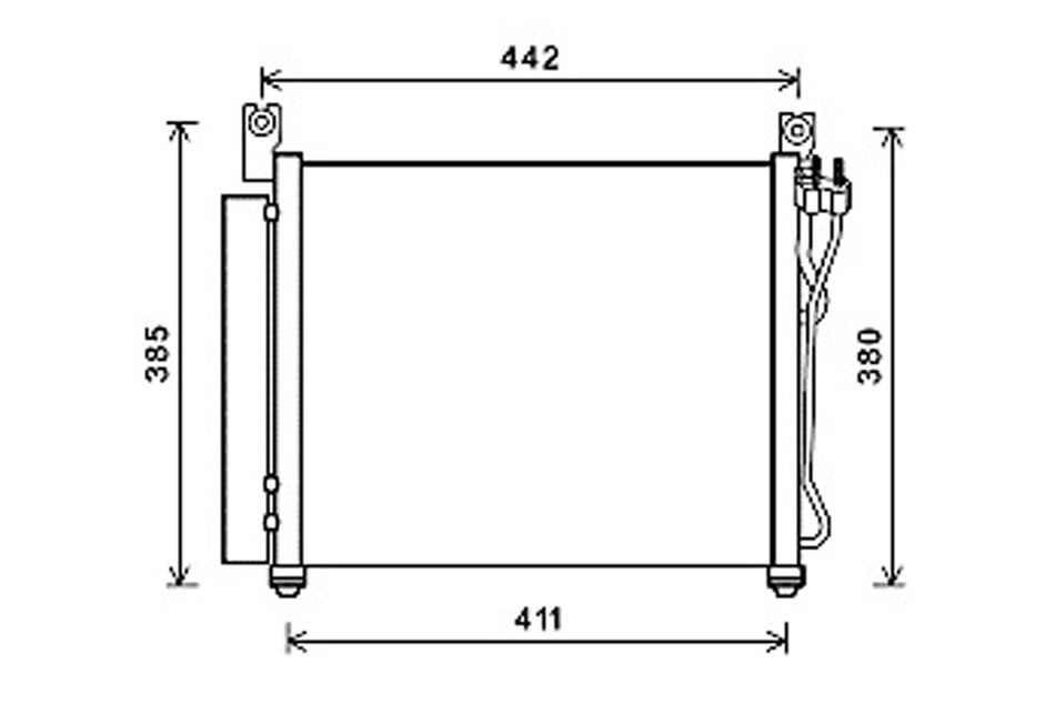 Condensatore Per Kia Picanto (KI322C001)