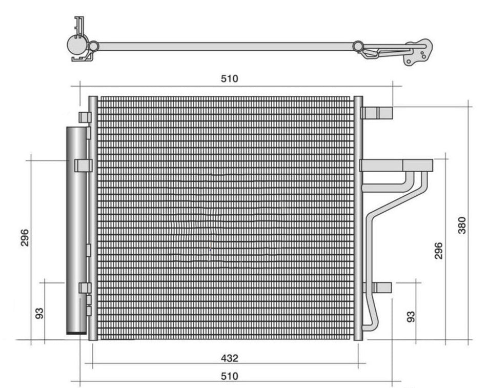 Condensatore Per Kia Picanto (KI328C002)