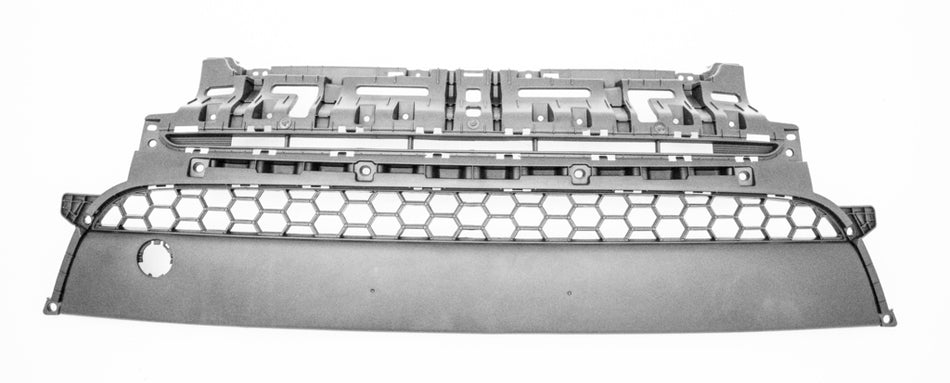 Griglia Paraurti Anteriore-Centrale-Nera Per Kia Soul (KI3562110)