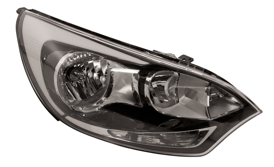 Proiettore Destro H1+h7-Elettrico-Senza Motore-Nero-7 Pins Per Kia Rio (KI4264903)